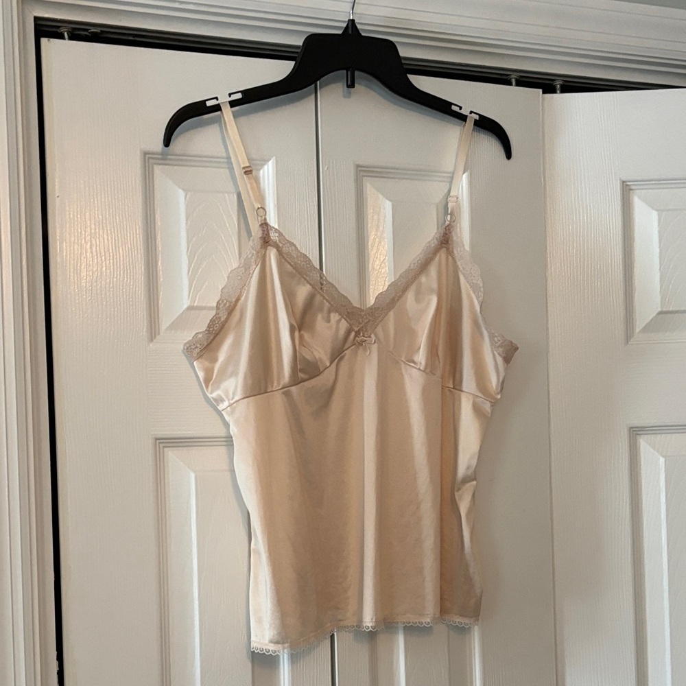 Legg’s Cream Satin Camisole